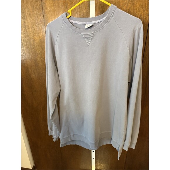 Lil Bipsy Greyblue Oversized Sweatshirt Sz XL Faded Look - Picture 1 of 6